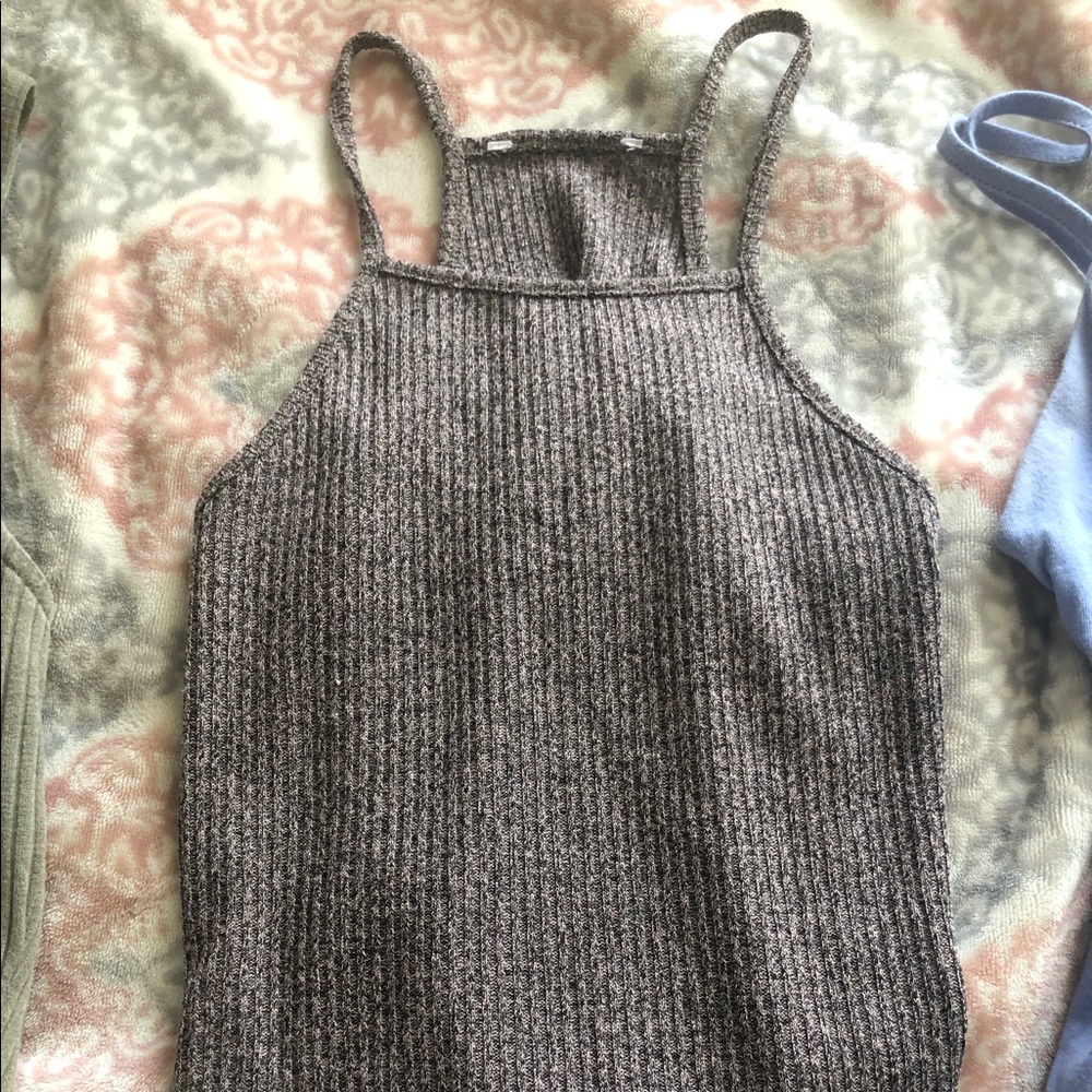 Racerback Ribbed Tank Top